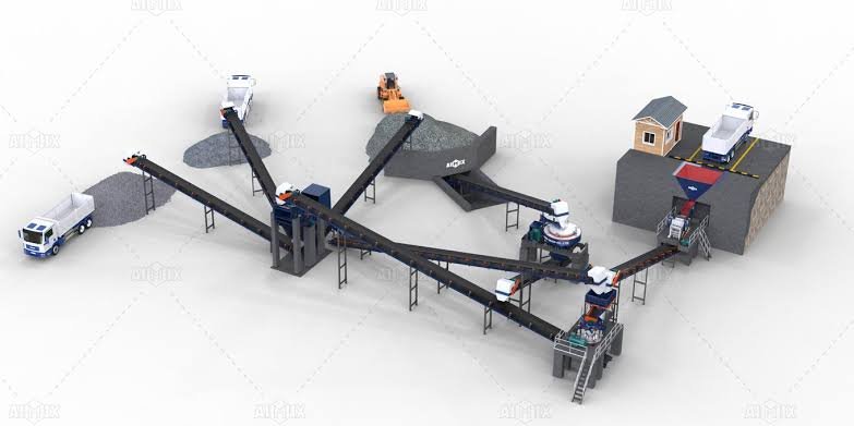 Quy trình vận hành dây chuyền nghiền đá Thái Sơn Nam